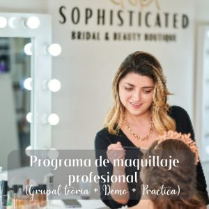 Programa de maquillaje profesional (GRUPAL TEORIA + DEMO +PRACTICA)
