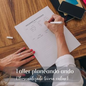 Taller planeando ando (PERSONALIZADO TEORIA ONLINE)
