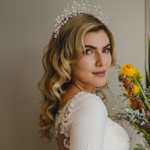 Prueba de maquillaje y peinado